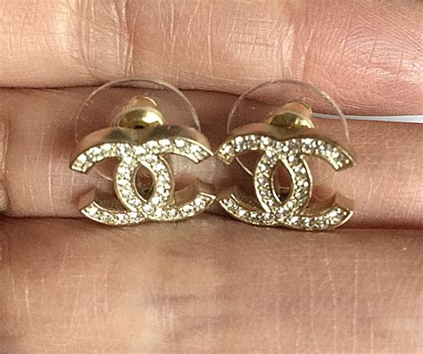 how to tell if chanel cc earrings are real|authentic Chanel earrings cc.